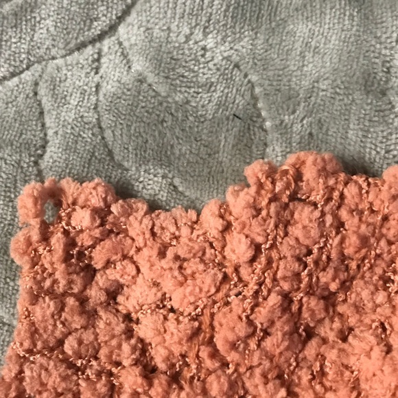 Rust Chunky Knit Popcorn Cardigan Sweater - Picture 3 of 3